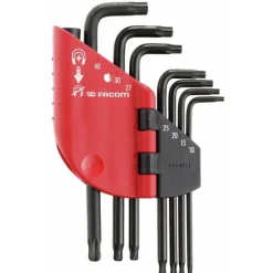 Jeu 7 clés torx - T10 à T40 - magnétisables - 89SR.J7PB FACOM