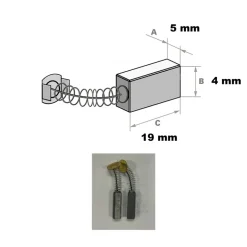 Jeu de charbon pour scie à chantourner 113268 FARTOOLS