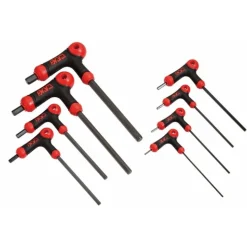 Jeu de 8 clés allen à poignée 2 à 10 mm 60 PTJ 8 SAM OUTILLAGE
