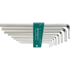 Jeu de clés mâles coudées - empreinte 6 pans - 10765/9 STAHLWILLE
