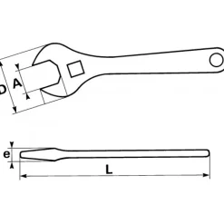 Jeu de 3 clés à molette chromées 8" 10" et 15" 54-J3N SAM OUTILLAGE