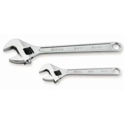 Jeu de 2 clés à molette chromées 8" et 10" 54-J2N SAM OUTILLAGE