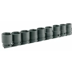 Jeu de douilles à choc sur carré standard 1/2" NS.J9 FACOM