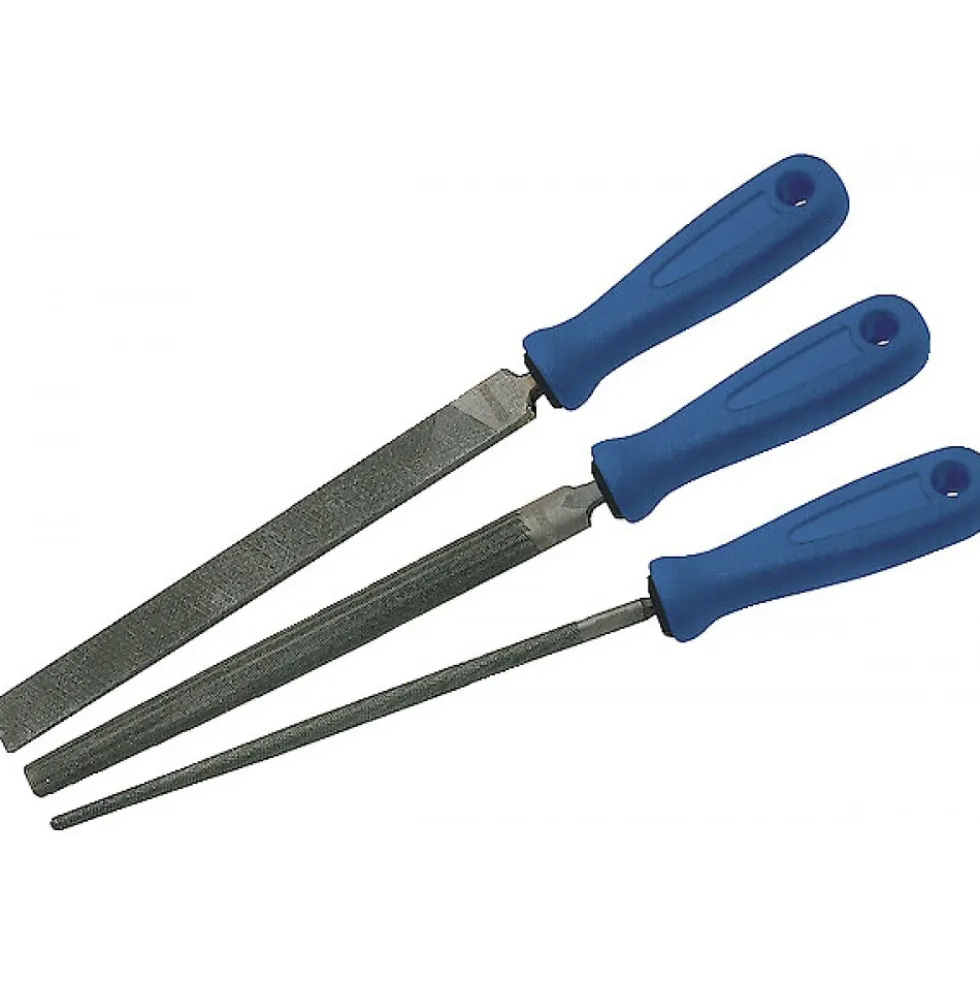 Jeu de 3 limes mi-douces - longueur 200 mm - Expert EXPERT BY FACOM