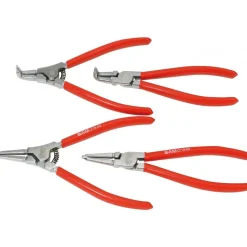 Jeu de 4 pinces circlips 19-60 mm branches PVC 191-J4 SAM OUTILLAGE