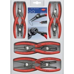 Jeu de 8 pinces pour circlips intérieur / extérieur KNIPEX