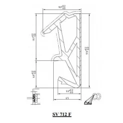Joints de frappe sur ouvrant en t.p.e pour rainure de 4-4,5 mm - noir KISO