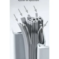 Joint silicone de rénovation universel et ajustable Universeal 5 - 25 m ELLEN