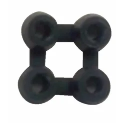 Jonction 4 points - pour caillebotis caoutchouc 19 mm BTB