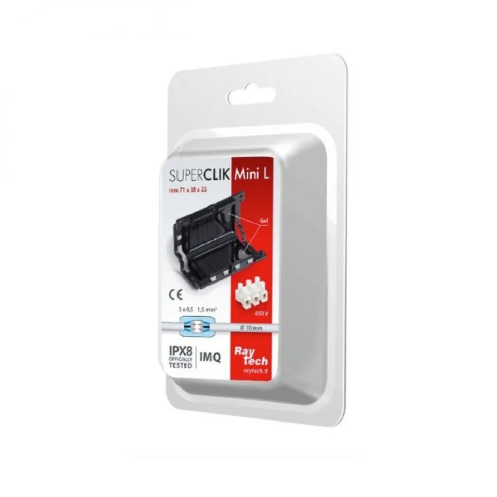 Jonction rapide en gel pré-rempli Super Clik Mini L Raytech