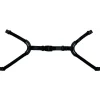 Jugulaire noire 4 points boucle flash pour casques IDRA - IRIS2 - KARA AUBOUEIX