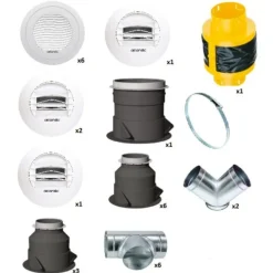 Kit accessoires pour VMC Optimocosy HR ATLANTIC