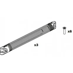 Kit amortisseur avec ressort - pour ferrure Folder SALICE