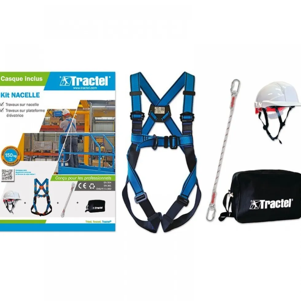 Kit antichute - avec casque - interventions sur nacelle TRACTEL