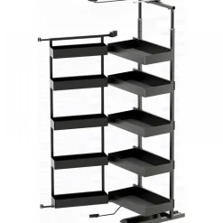 Kit colonne de cuisine Tal Gate Pro Essentio anthracite 1700 à 1950 mm Vauth Sagel