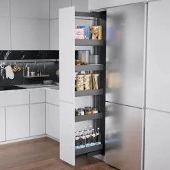 Kit complet colonne de cuisine Dispensa 150 Arena Pure - avec amorti KESSEBÖHMER