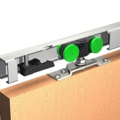 Kit complet pour porte coulissante MA40B rail + garniture - max 40 kg MANTION