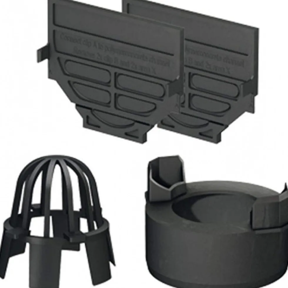 Kit d'accessoires pour caniveaux d'extérieur - Hexaline ACO