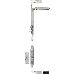 Kit de base 1 ou 2 vantaux - oscillo-battant - fenêtre aluminium FAPIM