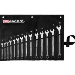 Kit de 14 clés mixtes longues OGV® Grip 441 avec trousse FACOM
