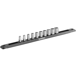 Kit de 10 douilles 1/4" 6 pans OGV® Grip sur rack magnétique FACOM