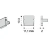 Kit de 6 embouts latéraux pour profilés Lite Track L&S LIGHT