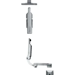 Kit de fermeture pour ouvrant à la française aluminium 2 vantaux FAPIM