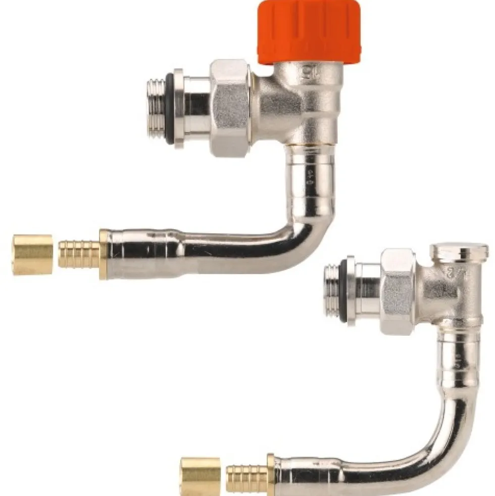 Kit de robinetterie thermostatique bitube M30 - équerre à glissement COMAP