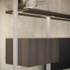 Kit de structure modulaire Zero sol et mur 3 profils et vérins - gris EMUCA