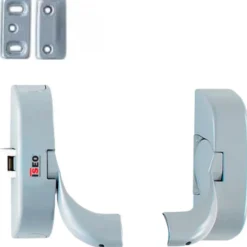 Kit de 2 supports de barre d'antipanique IDEA Barre 1 pt non coupe-feu ISEO CITY