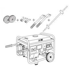 Kit de transport pour groupe électrogène série KS 3000 - KS 3KIT KONNER & SOHNEN