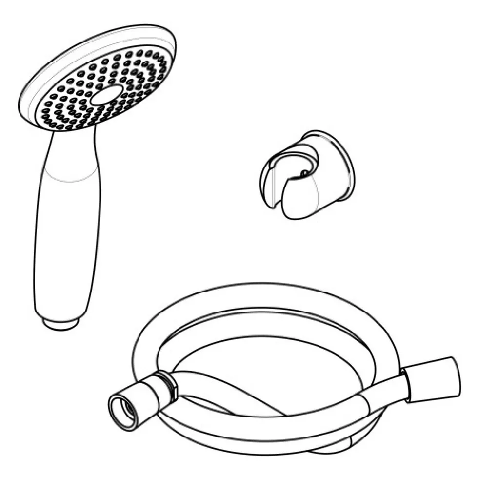 Kit douchette pour panneau de douche Prestotem 2 PRESTO