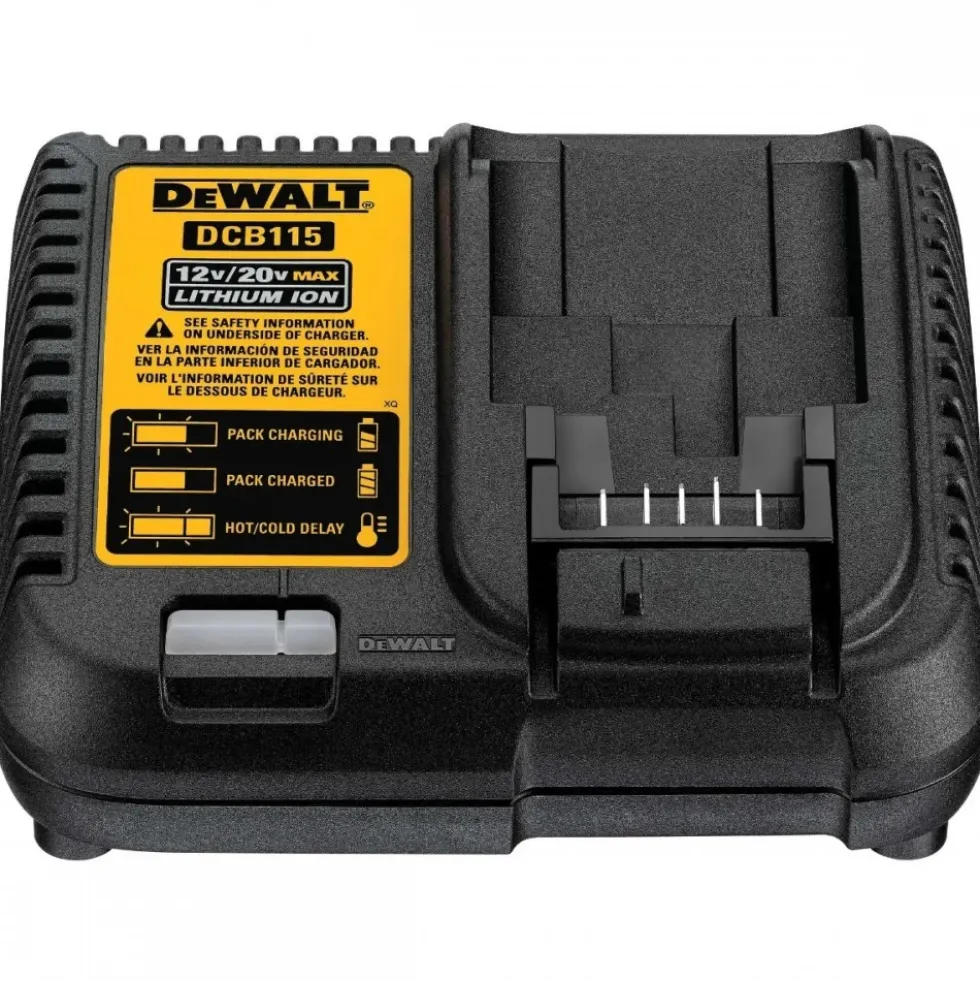 Kit 3 outils XR 18V 5Ah Li-Ion Brushless + 2 batteries 5Ah + 1 chargeur + 1 coffret TSTAK - DCK355P2T-QW DEWALT