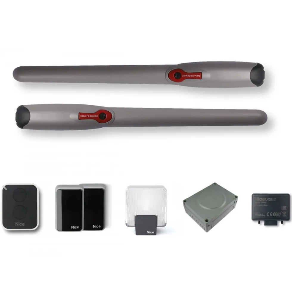 Kit portail battant Wingo Hi Speed - pour vantail maximum 3m et 200kg NICE