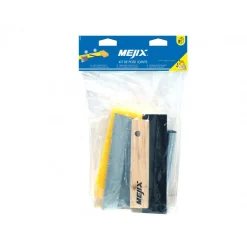 Kit pose joint : éponge, raclette, peigne V5x5 MEJIX