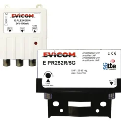 Kit préamplificateur LTE 5G et alimentation 24 V EVICOM