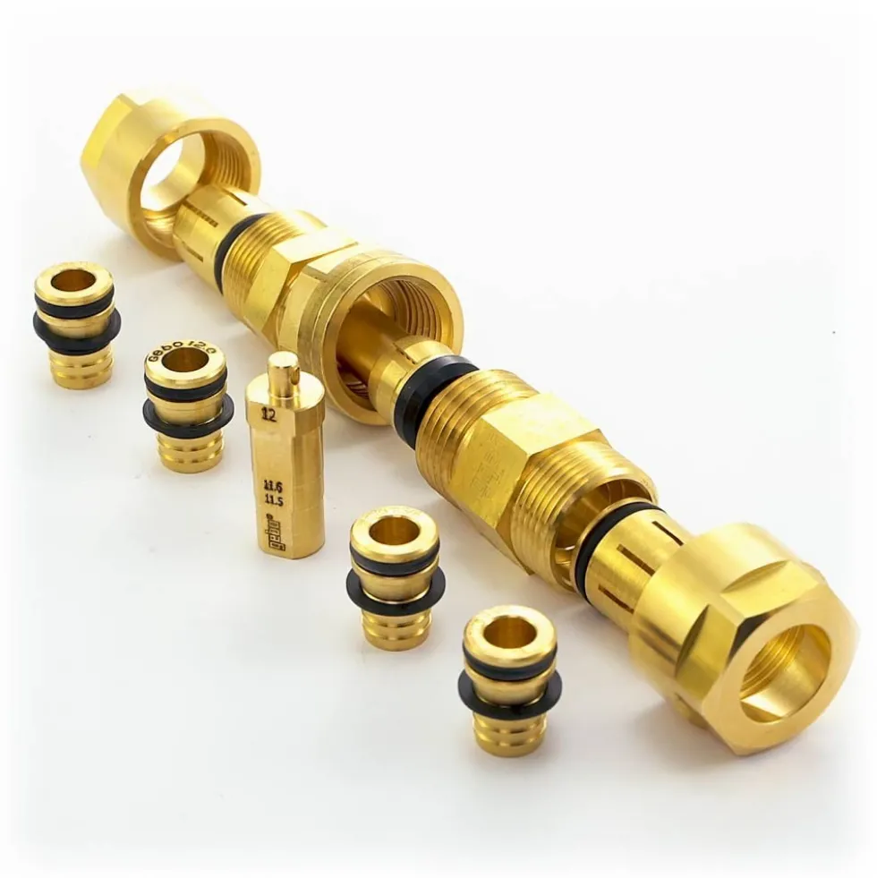 Kit raccord à compression 16 x 16 mm avec longueur ajustable - MultiGebo GEBO