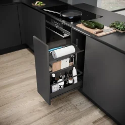 Kit rangement de placard coulissant Sub Larder Clean Essentio anthracite Vauth Sagel