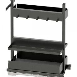 Kit rangement de placard coulissant Sub Larder Bake Essentio anthracite Vauth Sagel