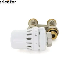 Kit thermostatique avec tête M30x1,5 et raccord en H type RLV-KB - React™ DANFOSS