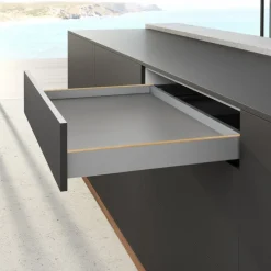 Kit tiroir simple sous four - hauteur 77 mm - AvanTech YOU - argent HETTICH
