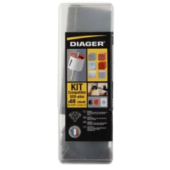 Kit trépan diamant a SDS+ - diamètre 68 mm - longueur 100 mm DIAGER