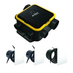 Kit VMC autoréglable simple flux EasyHome Auto DHU Compact ALDES