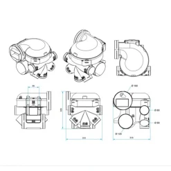 Kit VMC simple flux hygroréglable EasyHome Hygro Premium HP+ ALDES