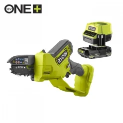 Élagueuse à main 18V One+ - 10 cm - 2,0 Ah et 1 chargeur 1,5 A RYOBI