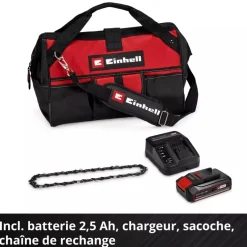 Élagueuse sans fil GE-PS 18/15 Li Bag Kit - Power X-Change EINHELL