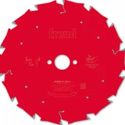 Lame carbure débit bois de construction Ø165x20 mm - 14 dents FREUD