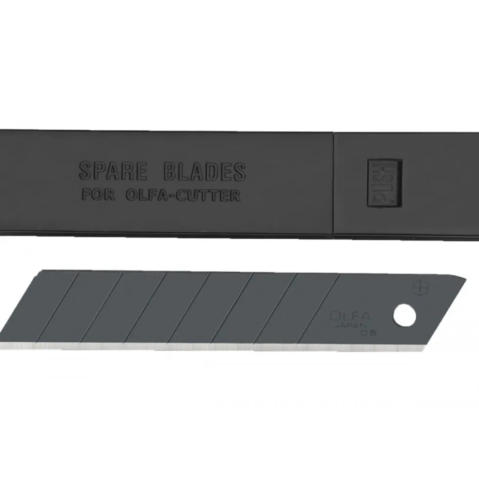 Lame cutter Olfa noire - 18 mm - par 10 L'OUTIL PARFAIT