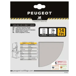 Lame de scie à ruban 1400x6mm - 14TPI PEUGEOT