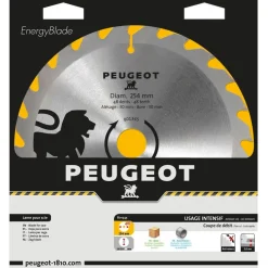Lames carbure pour scie sur table ENERGYSAW-254B3 - Ø 254 mm PEUGEOT